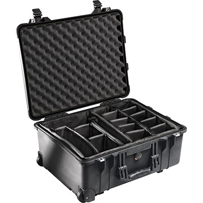 Image of Peli 1520 Case with Dividers Black