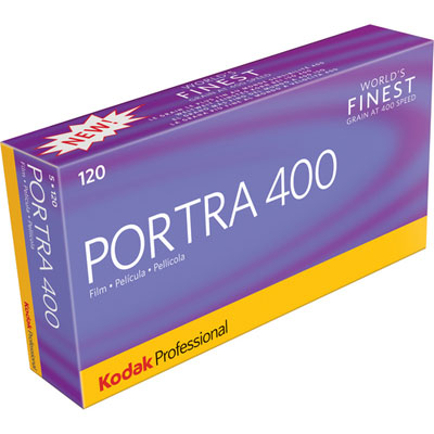 Image of Kodak Portra 400 Professional Film 120 Pack of 5