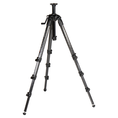 Image of Manfrotto 057 Carbon Fibre 4 Section Geared Tripod