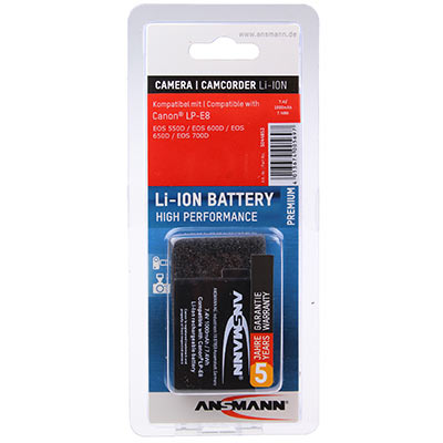 Image of Ansmann ACan LP E8 Battery Canon LPE8