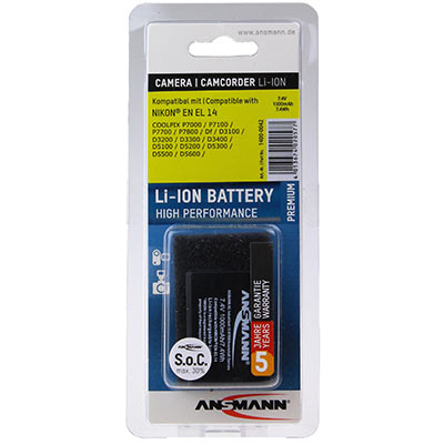 Image of Ansmann ANik ENEL14 Battery Nikon ENEL14