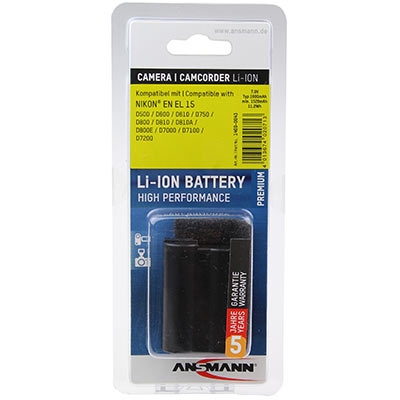 Image of Ansmann ANik ENEL15 Battery Nikon ENEL15