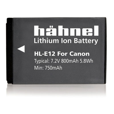 Image of Hahnel HLE12 Battery Canon LPE12