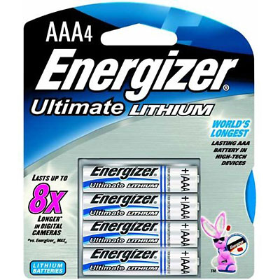 Image of Energizer Ultimate Lithium AAA 4 Pack