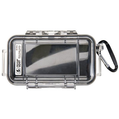Image of Peli 1015 Microcase Clear with Black Liner