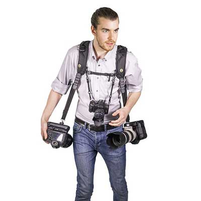 Image of SunSniperStrap The RotaballDPH Double Plus Harness Black