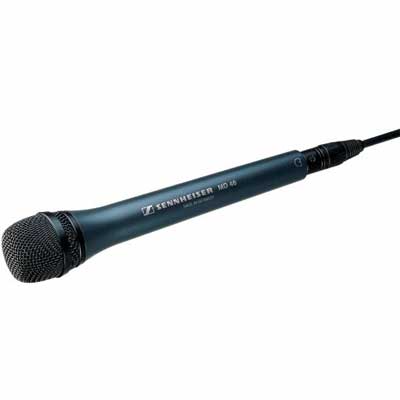 Image of Sennheiser MD46 Cardioid Rugged Reporter Microphone
