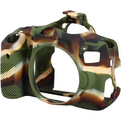 Image of Easy Cover Silicone Skin for Canon 750D Camo Pattern