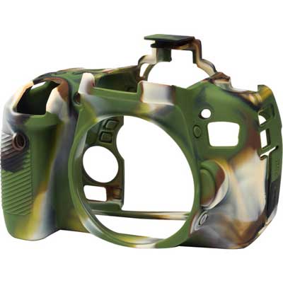 Image of Easy Cover Silicone Skin for Canon 760D Camo Pattern