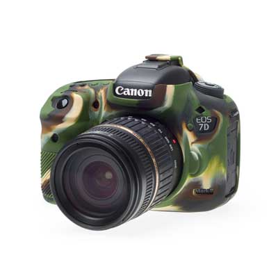 Image of Easy Cover Silicone Skin for Canon 7DM2 Camo Pattern