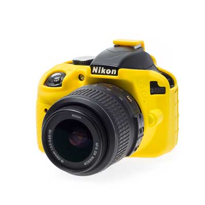 Image of Easy Cover Silicone Skin for Nikon D3300 Yellow