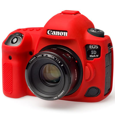 Image of Easy Cover Silicone Skin for Canon 5D Mark IV Red