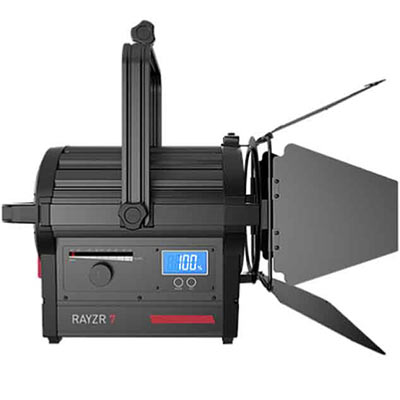 Image of Rayzr 7 300B BiColour 7 Inch LED Fresnel Light Premium Pack