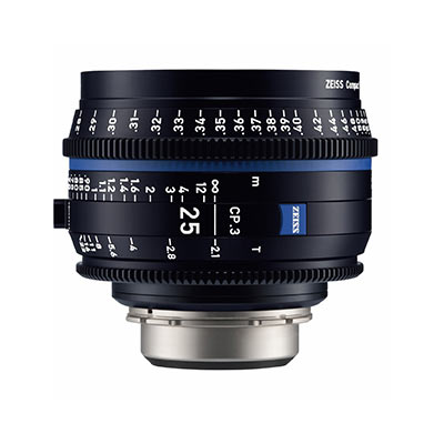 Image of Zeiss CP3 25mm T21 Lens PL Mount Feet