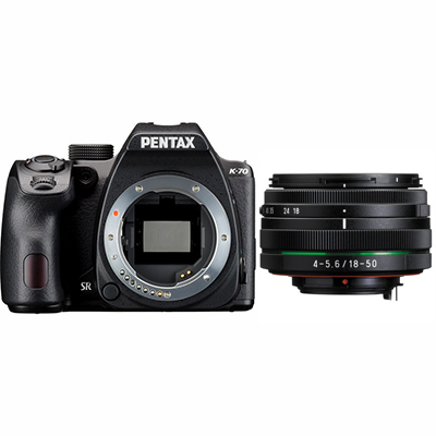 Image of Pentax K70 Digital SLR Camera with 1850mm Lens