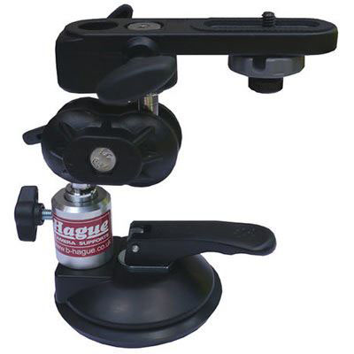 Image of Hague SM90 Car Camera Suction Mount With Double Ball Tilt Head