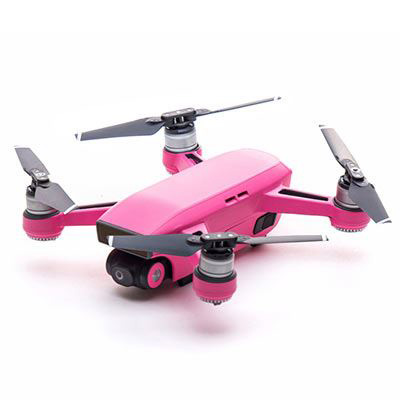 Image of Modifli DJI Spark Drone Skin Vivid Candy Pink Propwrap Combo