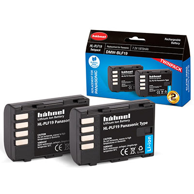 Image of Hahnel HLPLF19 Battery Panasonic DMWBLF19E Twin Pack