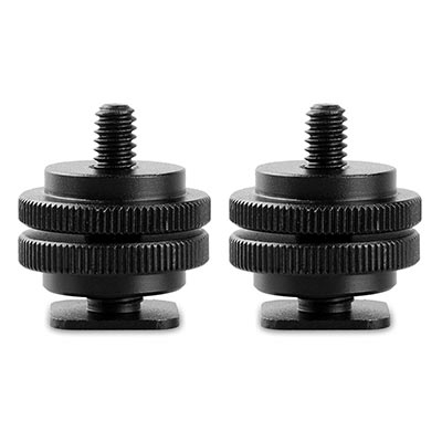 Image of SmallRig Cold Shoe Adapter with 38 to 14 Thread 2 pcs