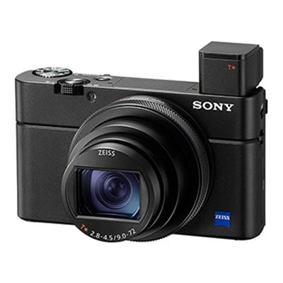 Image of Sony Cybershot DSCRX100 VII Camera 4K 201MP 8x Optical Zoom WiFi Bluetooth NFC OLED EVF 3 Tiltable Touch Screen