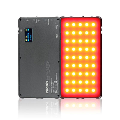 Image of Phottix M200R RGB LED Light and Powerbank