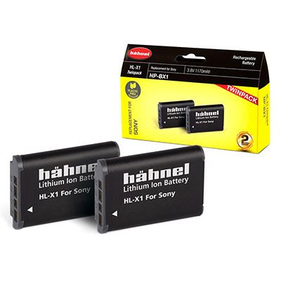 Image of Hahnel HLX1 Battery Sony NPBX1 Twin Pack