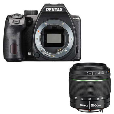Image of Pentax K70 Digital SLR Camera with 1855mm WR Lens