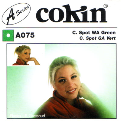 Image of Cokin A075 C Spot WA Green Filter