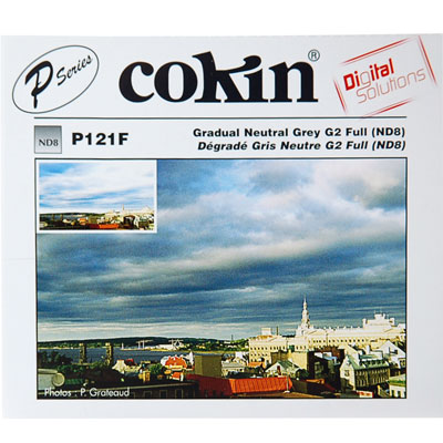Image of Cokin P121F Gradual Grey G2 Full ND8 Filter