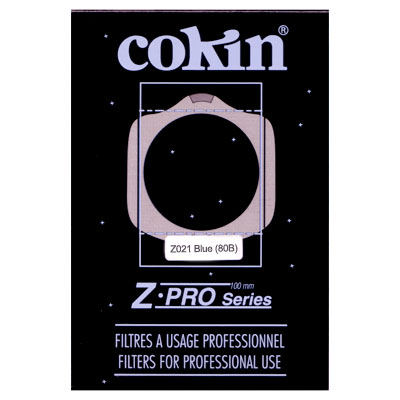 Image of Cokin Z021 Blue 80B Filter