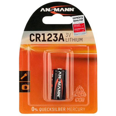 Image of Ansmann CR123A Lithium 3V Battery