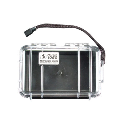 Image of Peli 1050 Microcase Clear with Black Liner