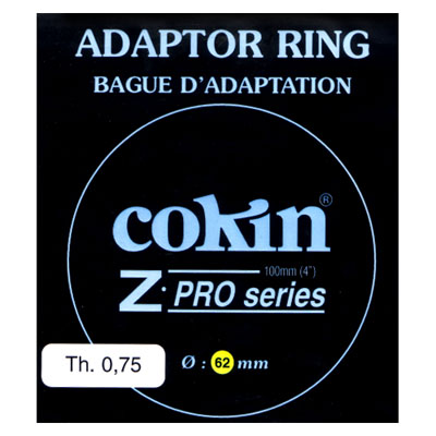 Image of Cokin Z462 62mm ZPRO Series Adapter Ring