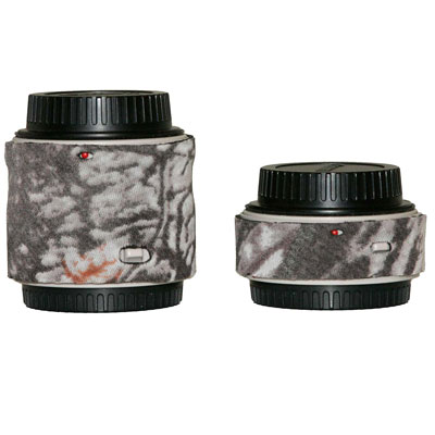 Image of LensCoat Set for Canon 14 and 2x Teleconverters Realtree Hardwoods Snow
