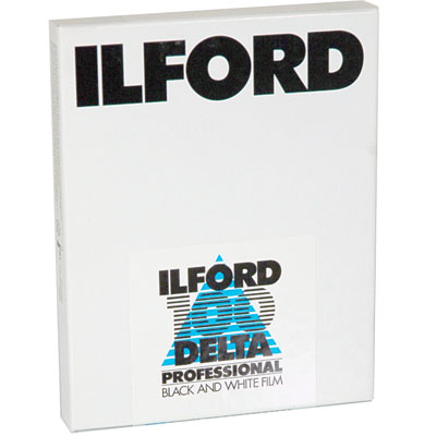 Image of Ilford Delta 100 Professional 5x4 inch Sheet Film 25 sheets