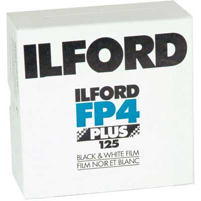 Image of Ilford FP4 Plus 35mm film 24 exposure Pack of 50