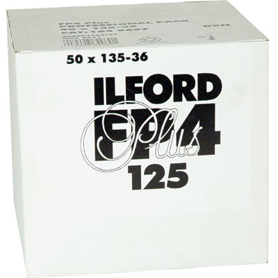 Image of Ilford FP4 Plus 35mm film 36 exposure Pack of 50