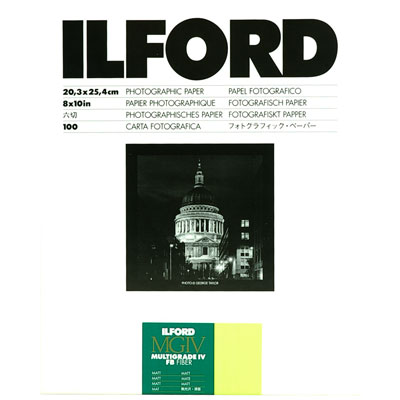 Image of Ilford MGFB5K 8x10 inch 100 sheets