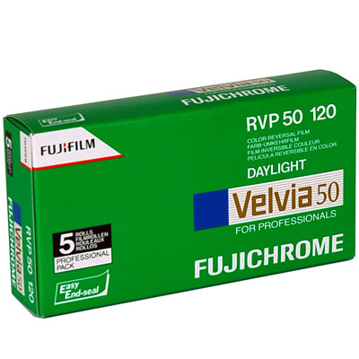 Image of Fujifilm Velvia 50 120 pack of 5