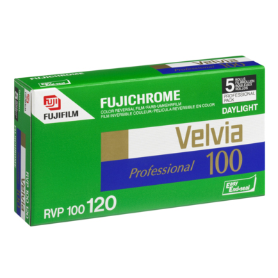 Image of Fujifilm Velvia 100 120 pack of 5