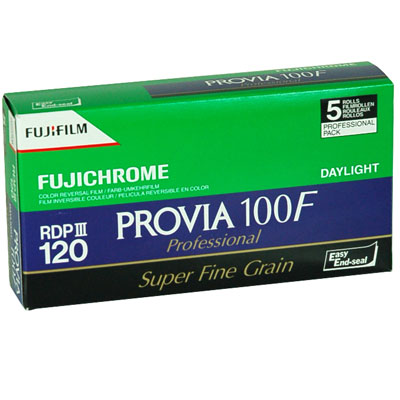 Image of Fujifilm Provia 100F 120 pack of 5