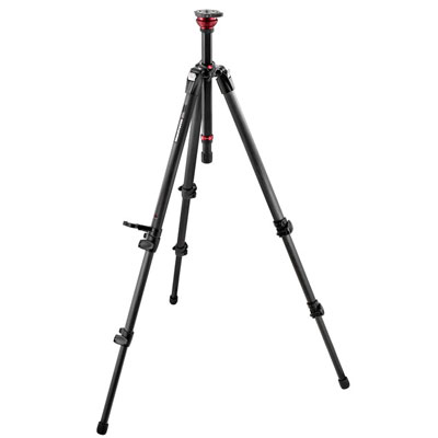 Image of Manfrotto 755CX3 Carbon Fibre Tripod with 50mm Half Ball