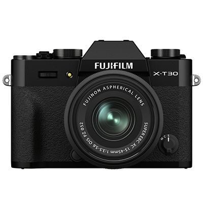 Image of Fujifilm XT30 II Digital Camera with XC 1545mm Lens Black