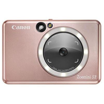 Image of Canon Zoemini S2 Instant Camera and Printer Rose Gold
