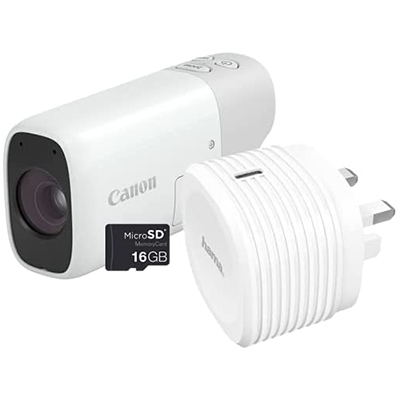 Image of Canon PowerShot Zoom Essential Kit White