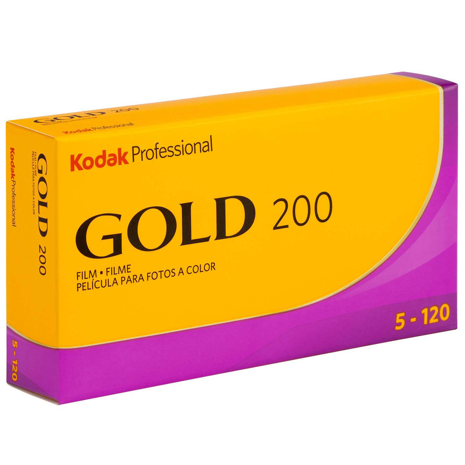 Image of Kodak Professional GOLD 200 120 Film 5 Pack