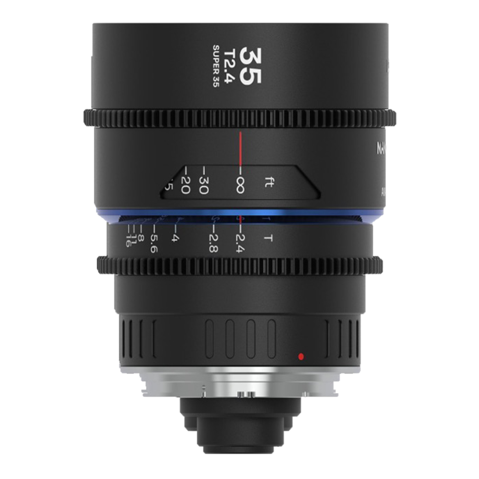 Image of Laowa Nanomorph 35mm T24 15x S35 Blue Lens for PL EF Mount