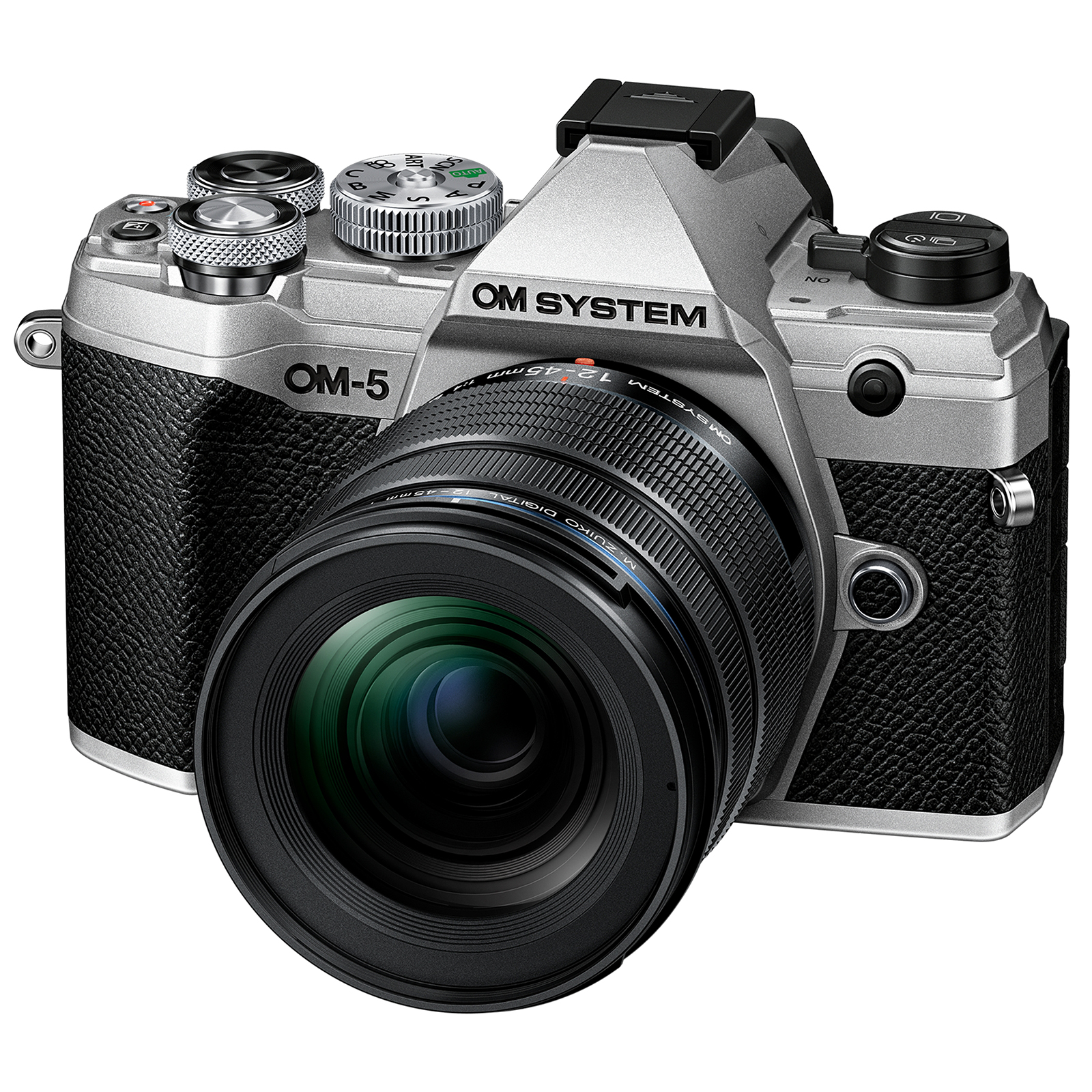 Image of OM SYSTEM OM5 Digital Camera with 1245mm F40 PRO Lens Silver