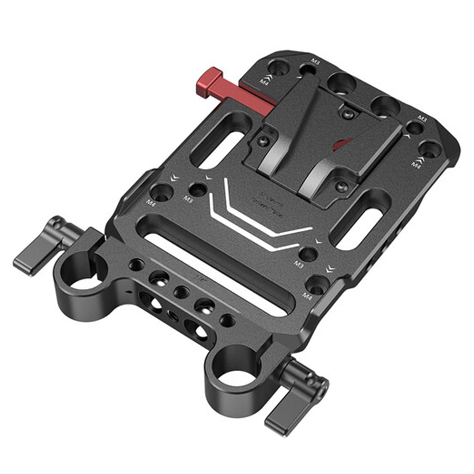 Image of SmallRig V Mount Battery Plate With Dual 15mm Rod Clamp 3016