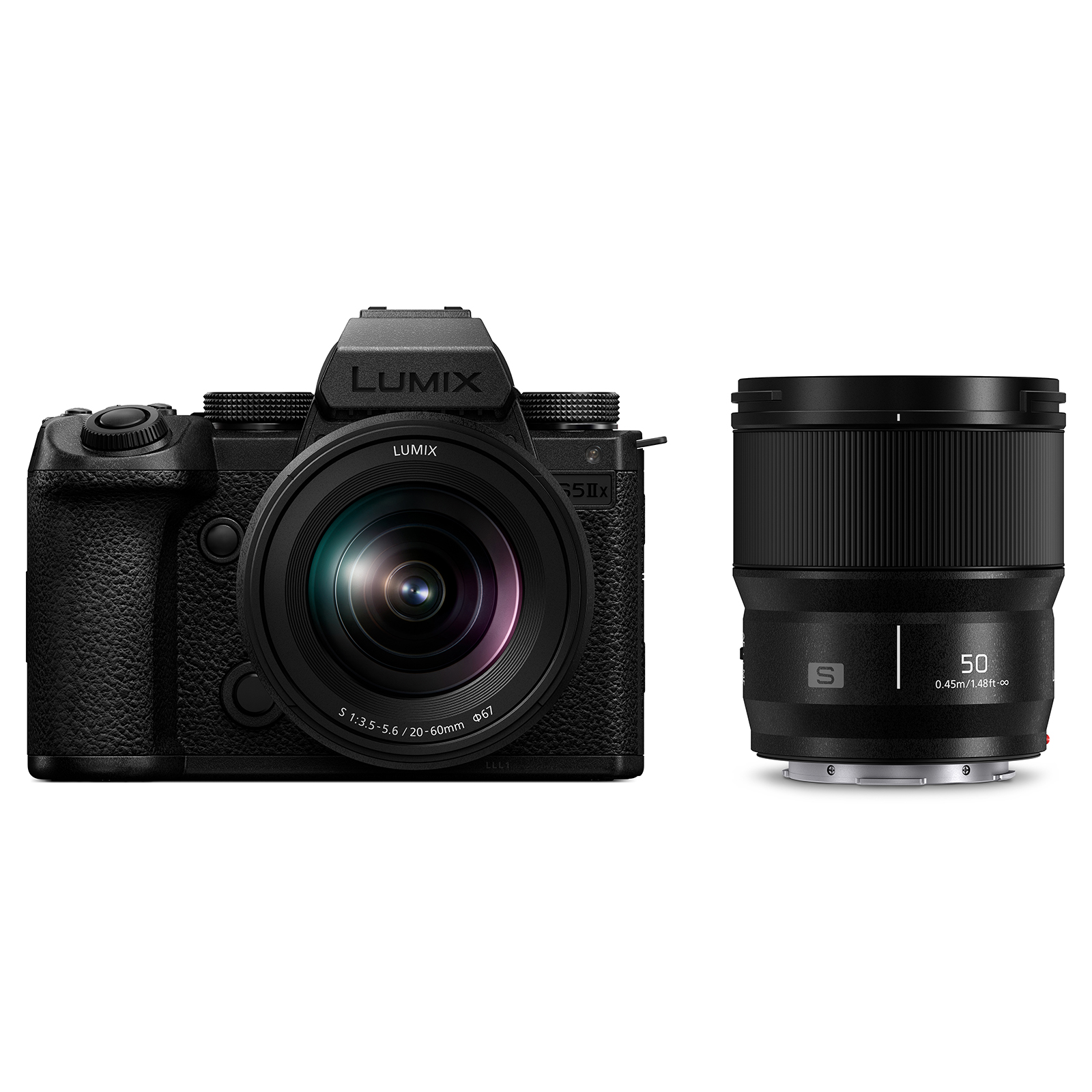 Image of Panasonic Lumix S5 IIX Digital Camera with 2060mm and 50mm Lens